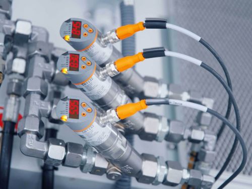 流量传感器正在工作