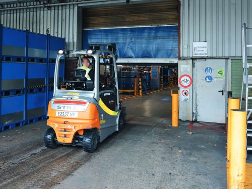 生产车间的卷帘门