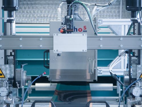 O2D5视觉传感器检测电极生产过程中的浆料涂覆