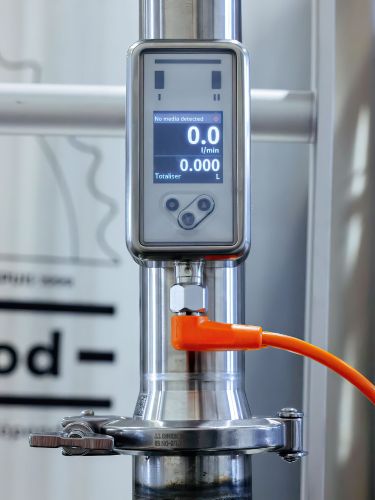 SU Puresonic超声波传感器正在工作