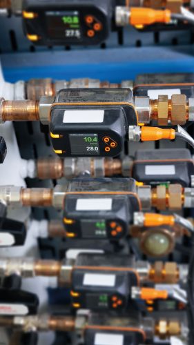 冷却回路中的流量传感器