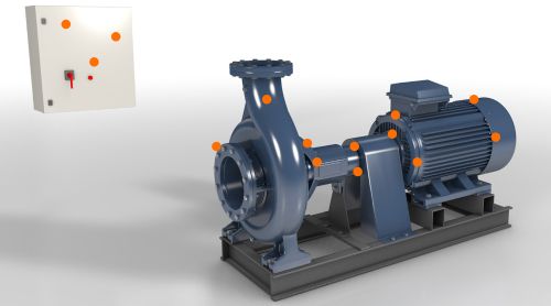 文章的预告图片： 使用IO-Link进行现代化泵监测. ifm智能解决方案