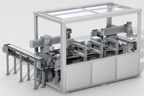 文章的预告图片： 焊接接触极耳. 从位置检测到能源监测，ifm提供将接触极耳焊接到电芯堆的可靠解决方案。