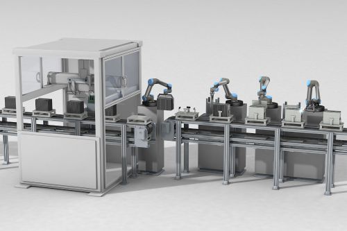 文章的预告图片： 电池模组电路板和外壳的装配. 提高电池模组装配的效率和产品质量并同时降低生产成本。