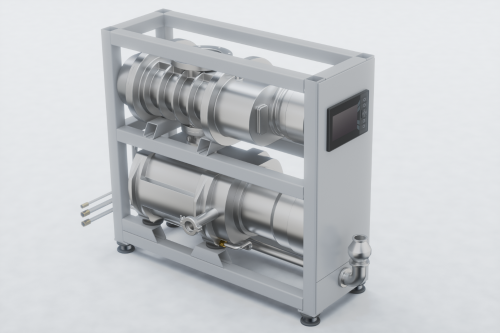 文章的预告图片： 干式真空泵. 通过ifm状态监测软硬件解决方案提高真空泵的可用性。