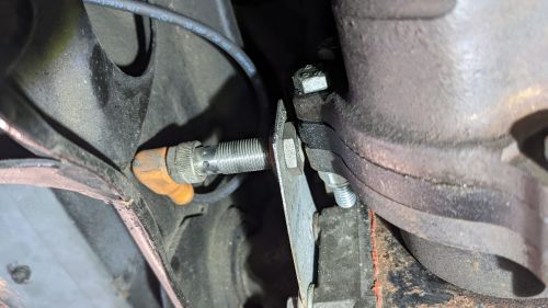 inductive wheel speed sensor on drive shaft