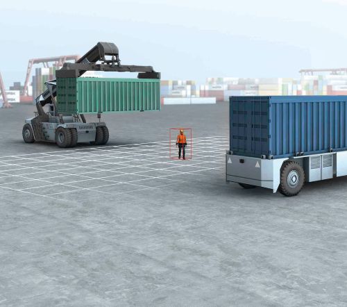 文章的预告图片： 距离监控. 对于简单的距离任务，3D 智能传感器可以提供集成的距离监控功能，最多 64 个可选关注区。