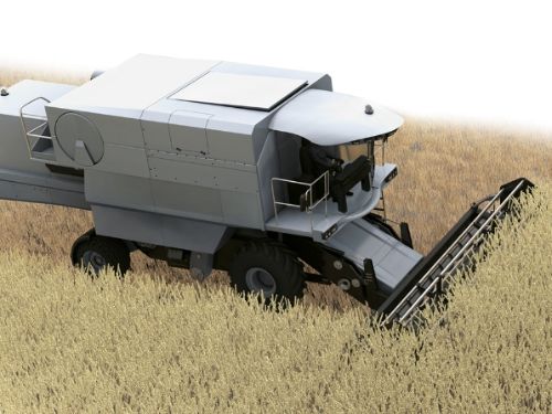 文章的预告图片： 边缘检测. 该稳固的3D传感器可通过1000多次的单独测量来检测收割边缘，从而确保精确持续的导引。