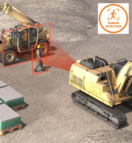 O3M检测建筑工地上的人员