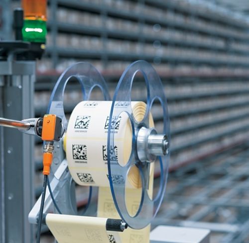 Ultraschallsensor zur Abfrage von Etiketten bsp. Füllstand einer Spindel, Abstandsmessung