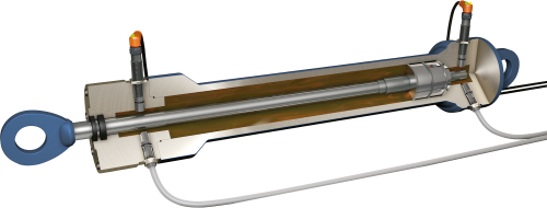 Schnittzeichnung Hydraulikzylinder