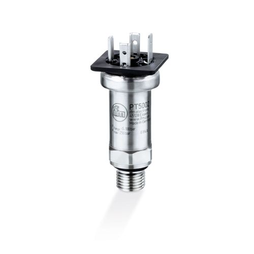 文章的预告图片： The pressure’s on: compact design and always ready. Small pressure transmitters with integrated DIN valve plug