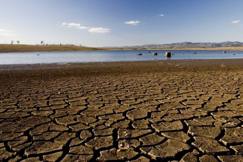 Drought at Wivenhoe Dam