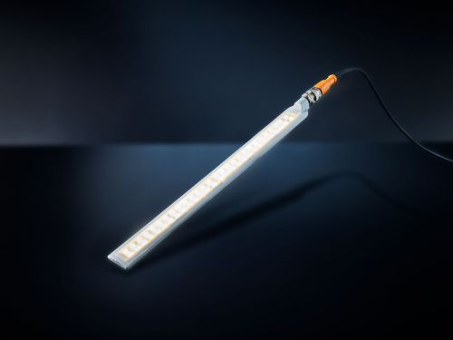 页面的预告图片： LED机器照明单元：集白光和RGB于一身. 为生产流程提供理想照明和信号指示