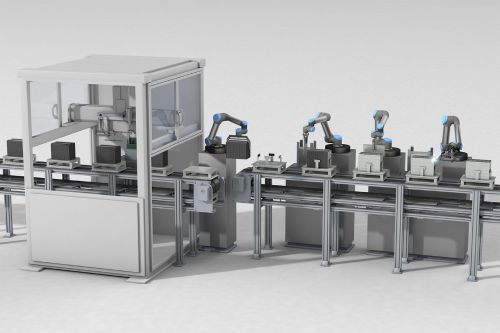 文章的预告图片： 电池模组电路板和外壳的装配. 提高电池模组装配的效率和产品质量并同时降低生产成本。