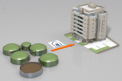 文章的预告图片： Reliable district heating monitoring with io-key. Carbon-neutral district heating from biogas: With moneo and io-key, Mochenwangen ensures efficient and reliable heat supply for the school campus
