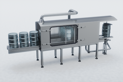 文章的预告图片： 啤酒桶灌装和清洗. ifm的压力、流量、温度和电导率传感器可优化性能、减少浪费并保持产品质量。