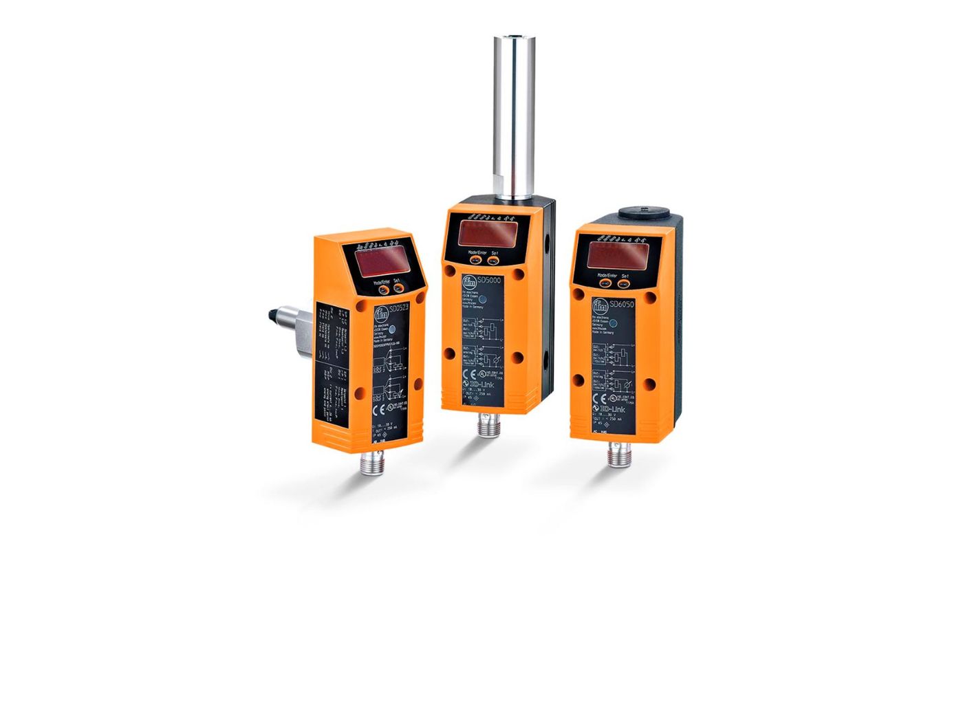 适合测量气体介质的传感器 - ifm